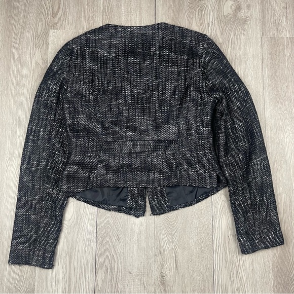 INC international concepts Black Tweed Blazer size S - Picture 7 of 8